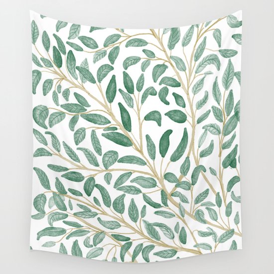 Leaf Pattern Tapestry | green leaf pattern wall tapestry by chotnelle society6 Leaf Pattern Tapestry | green leaf pattern wall tapestry by chotnelle society6