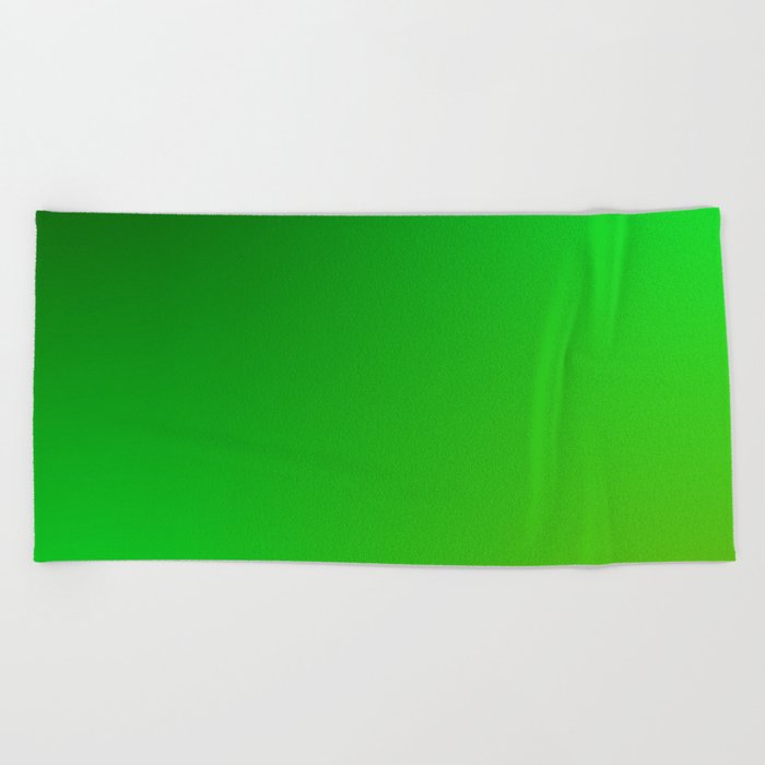 15 Green Gradient Background 220713 Valourine Digital Design Beach Towel