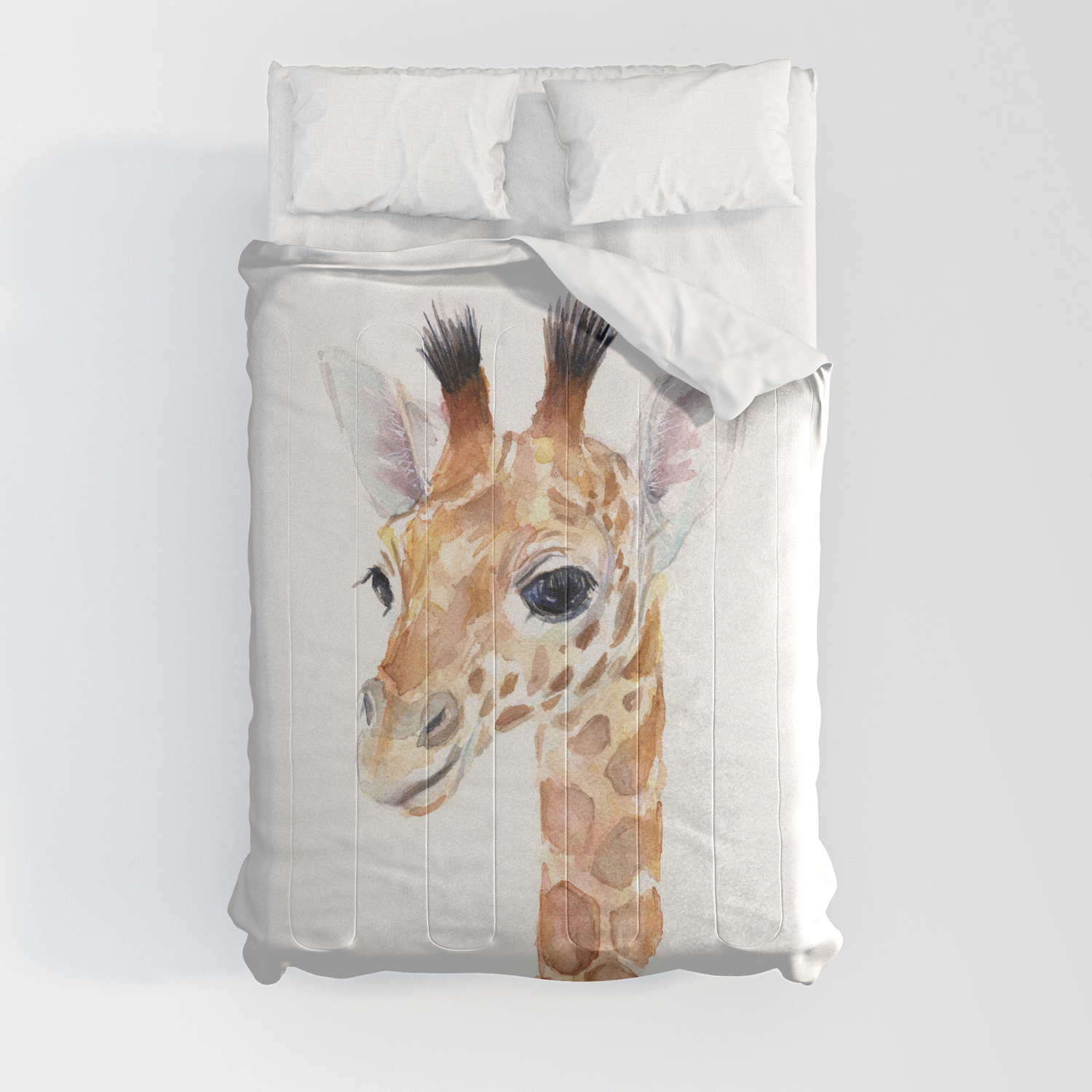 baby giraffe comforter