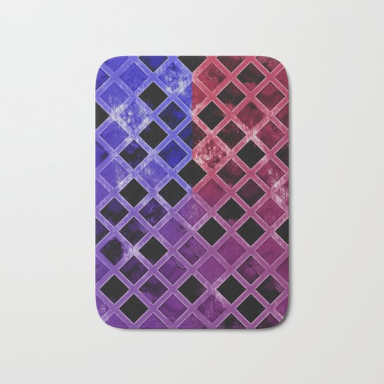 Abstract Geometric Background #5 Bath Mat