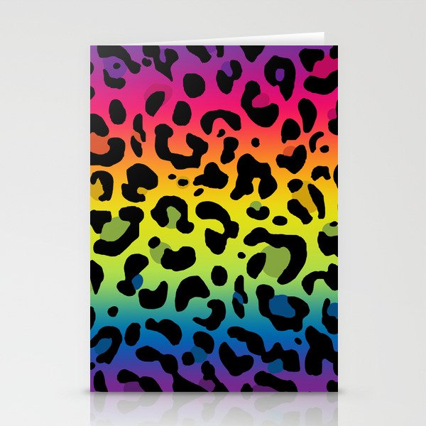 Leopard Print Stationery Cards