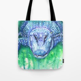 Blue Gator Tote Bag