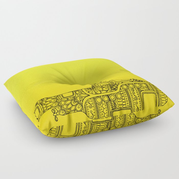Yellow Submarine Solo Floor Pillow