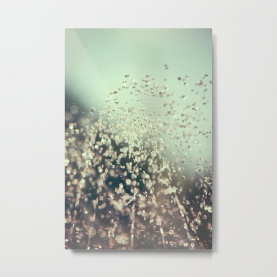 Water Jewels Metal Print