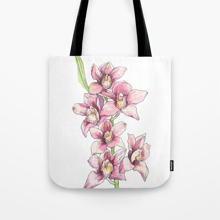 Orchid Blossoms Tote Bag