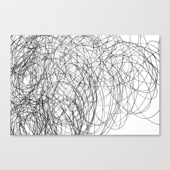 thinking Canvas Print