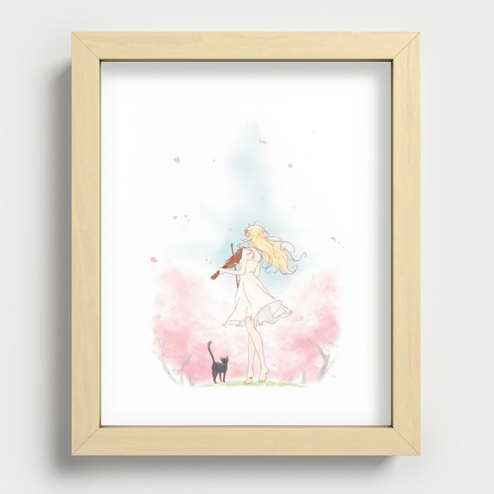 Spring Breeze Recessed Framed Print