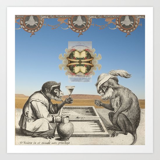 Gambling Art Print
