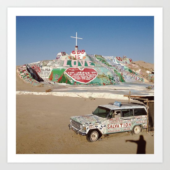 Salvation Mountain Art Print