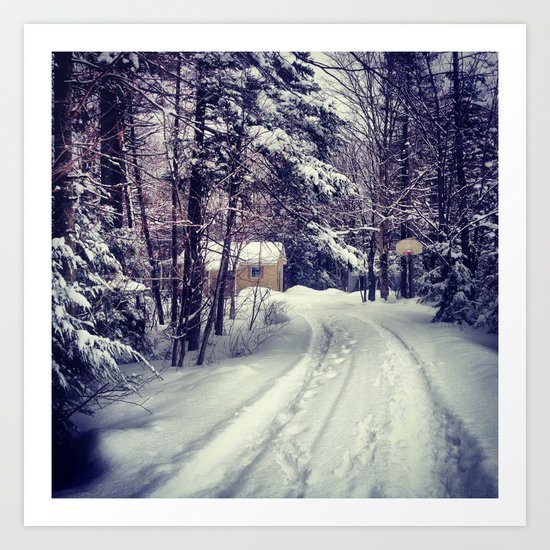 Lost cottage Art Print