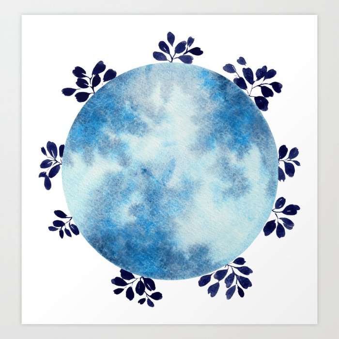 Cold Moon Art Print