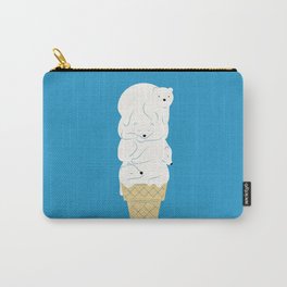 Polar Bear Ice Cream Carry-All Pouch