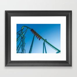 Cedar Point Raptor Roller Coaster - 2021 Framed Art Print