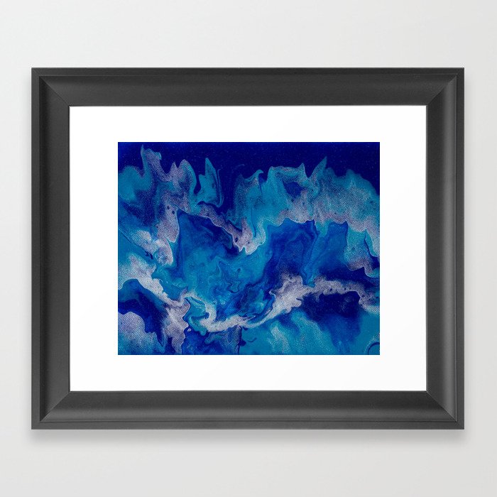 Ocean Blues Framed Art Print