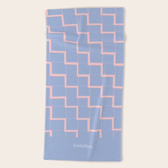 BLUEZIGZAG Beach Towel