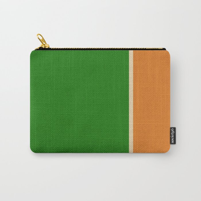 Spring 2 tones Green & Orange Carry-All Pouch