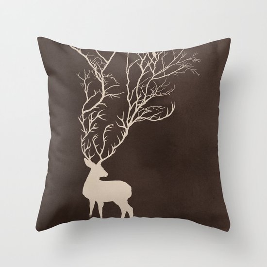 Oh Dear Throw Pillow