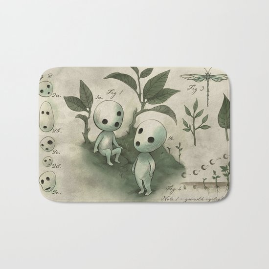 Natural Histories - Forest Spirit studies Bath Mat