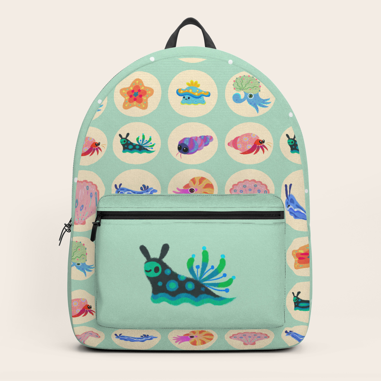 green hermit backpack