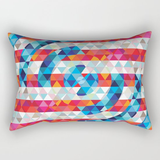 Abstract America Rectangular Pillow