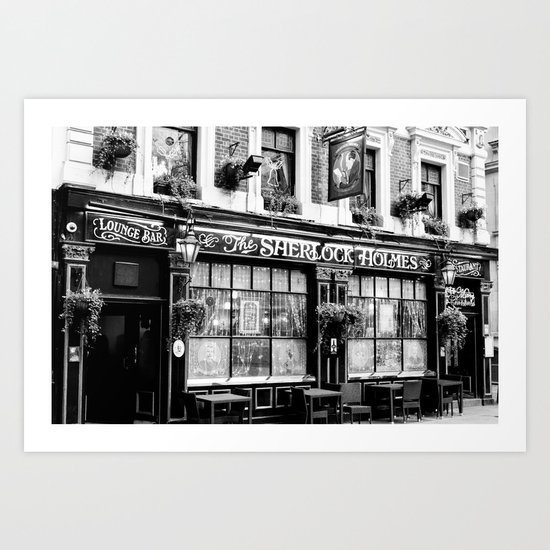 The Sherlock Holmes Pub London Art Print