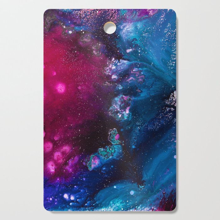 Oceans and Nebulas Cutting Board