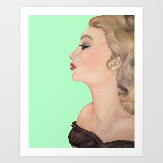 grace kelly Art Print