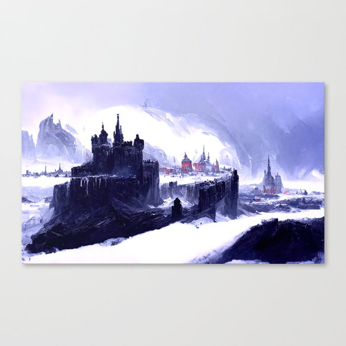 The Kingdom of Ice Canvas Print