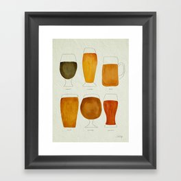 Beer Framed Art Print
