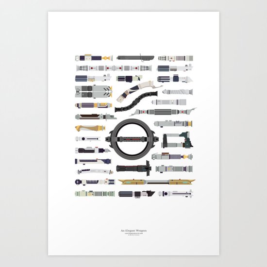 An Elegant Weapon Art Print
