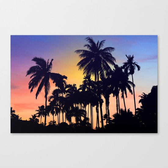 palm tree Canvas Print