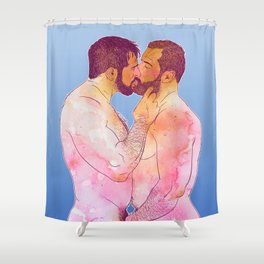 THE KISS Shower Curtain