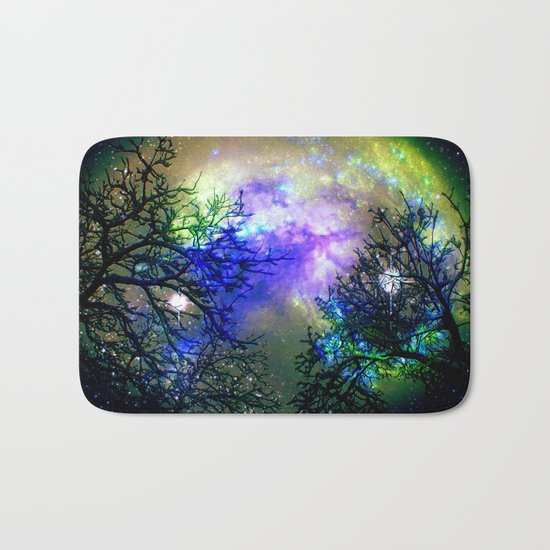Stars Through The Trees Bath Mat