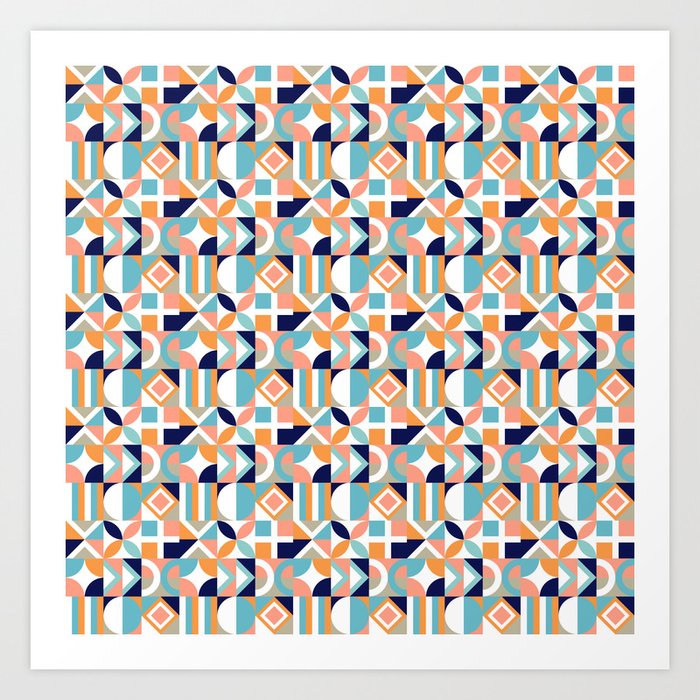 creative pattern Art Print