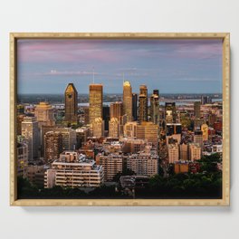 Montreal Panoramic View Serving Tray