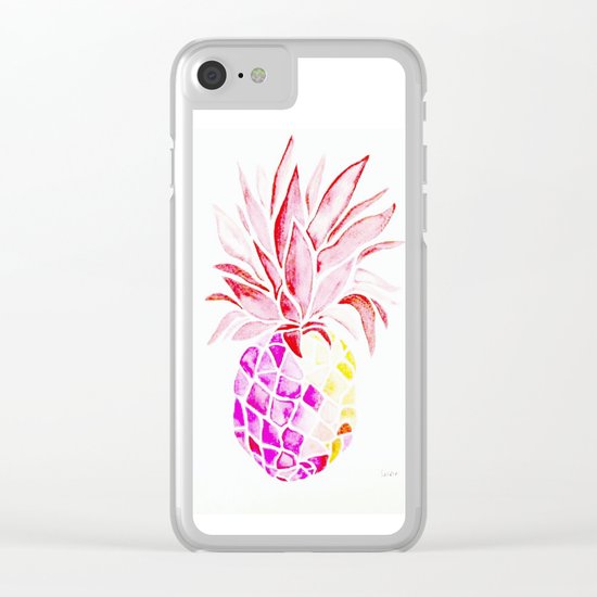 Tropical Clear iPhone Case