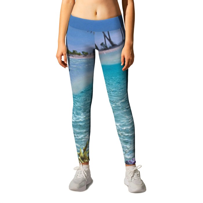 Coral Reef and Dolphins Leggings