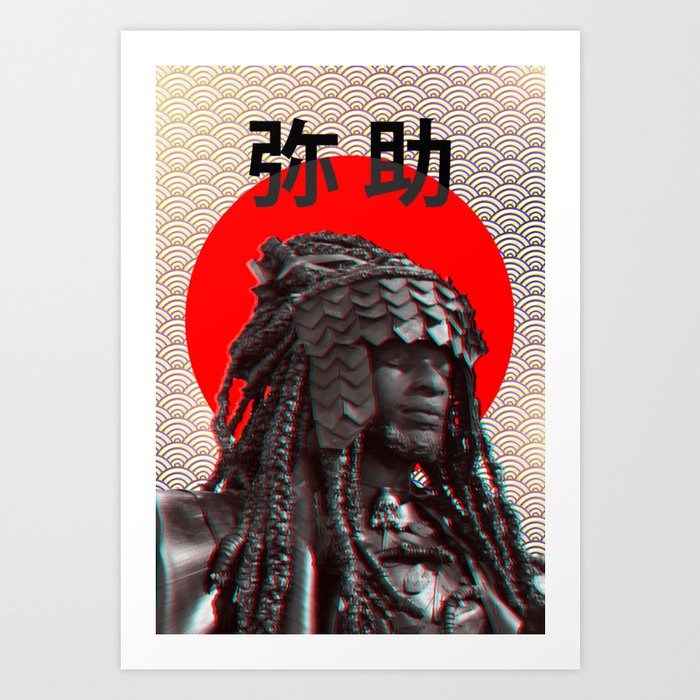 Yasuke the African Samurai Art Print