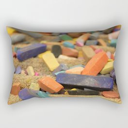 All The Colors Rectangular Pillow