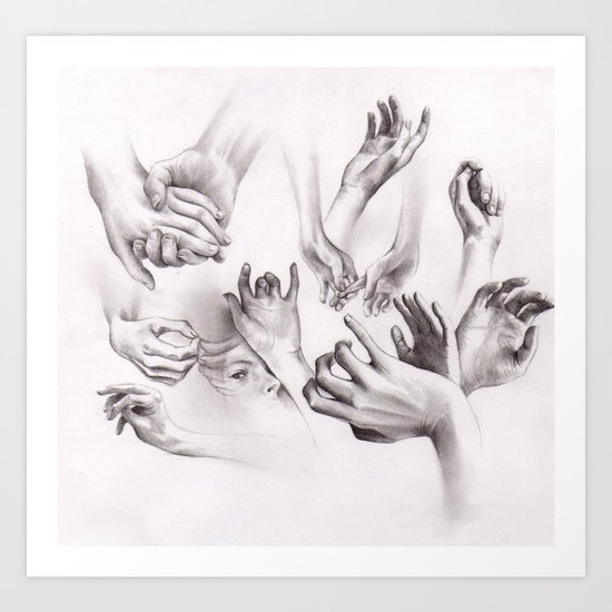 Need a Hand? Art Print