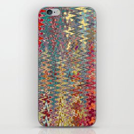 Psychedelic Zigzag Pattern iPhone Skin