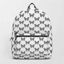 Monarch Butterfly | Vintage Butterfly | Black and White | Backpack