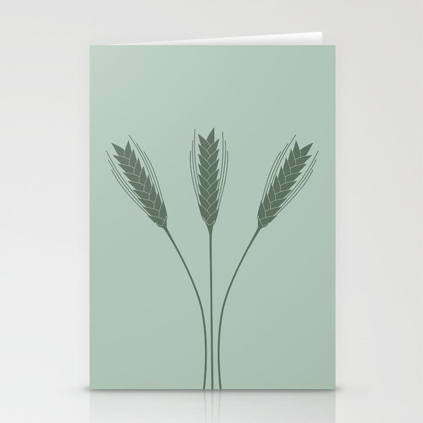 Wheat Field (Graze Green) Stationery Cards