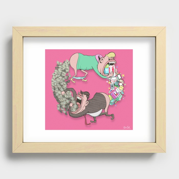Circle Of Life Recessed Framed Print