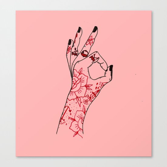 A-OK Canvas Print