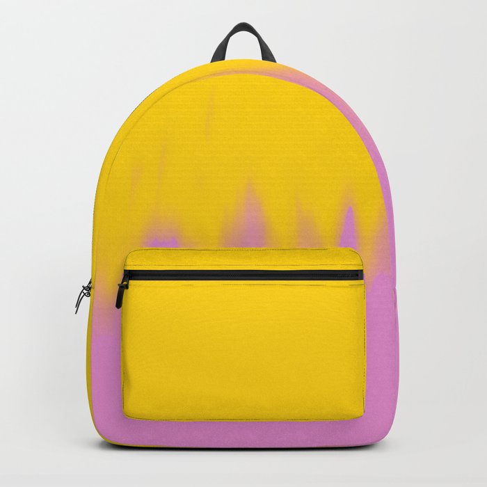 Paint Smear Yellow Pink Backpack