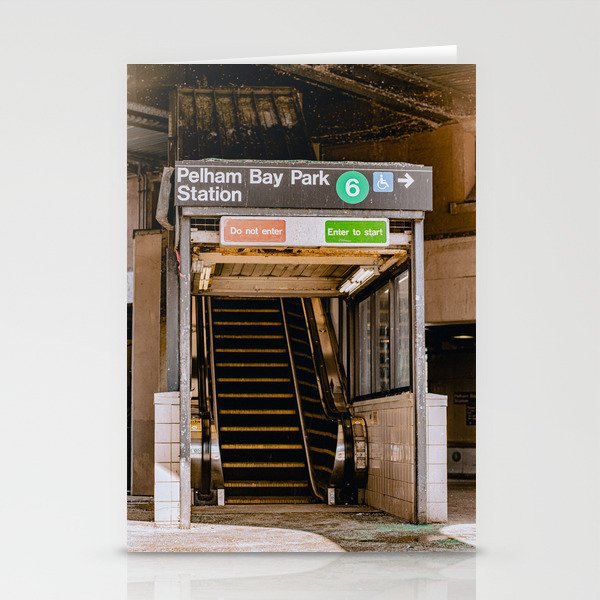 Catch a Ride on the NYC Subway Stationery Cards