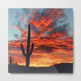Southwestern Sunset -- Iconic Southwest Metal Print