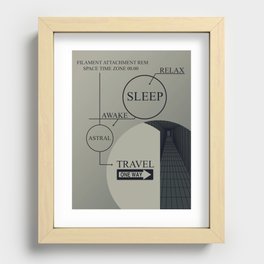 Astral Projection Recessed Framed Print