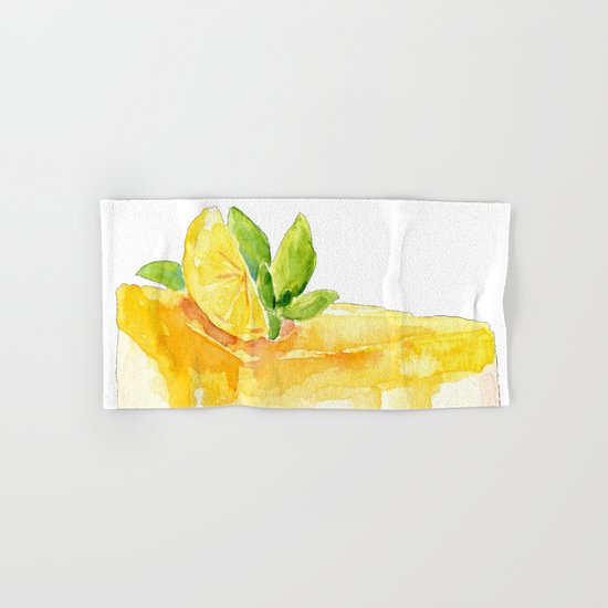 Lemon Cake Hand & Bath Towel